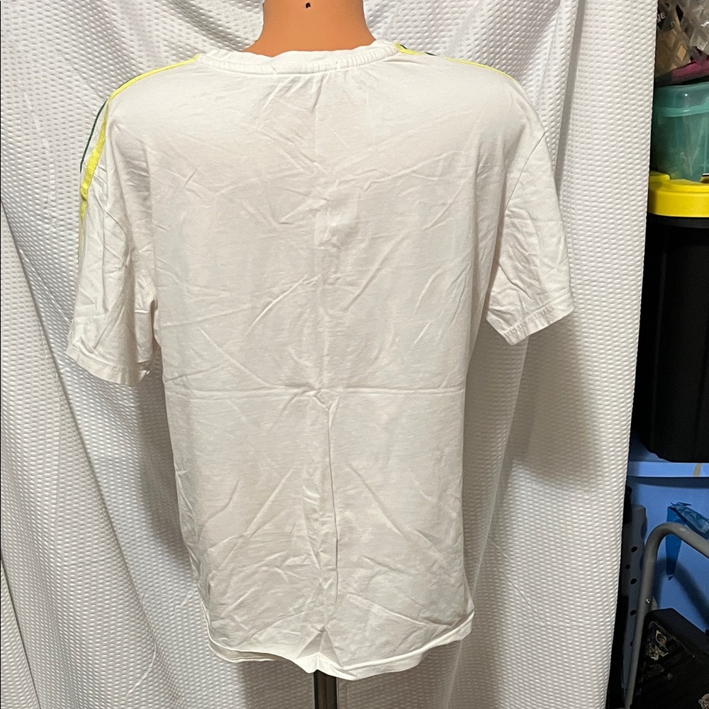 Gucci White Tee With Multicolor Logo - image 5